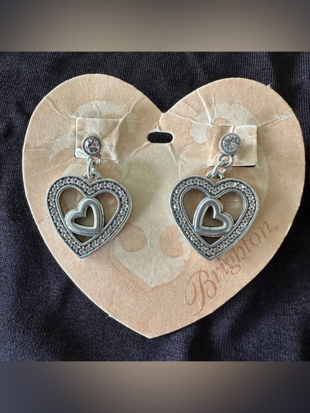 Brighton Beaming Hearts Earrings